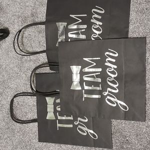 New! "Team Groom" gift bags (3)